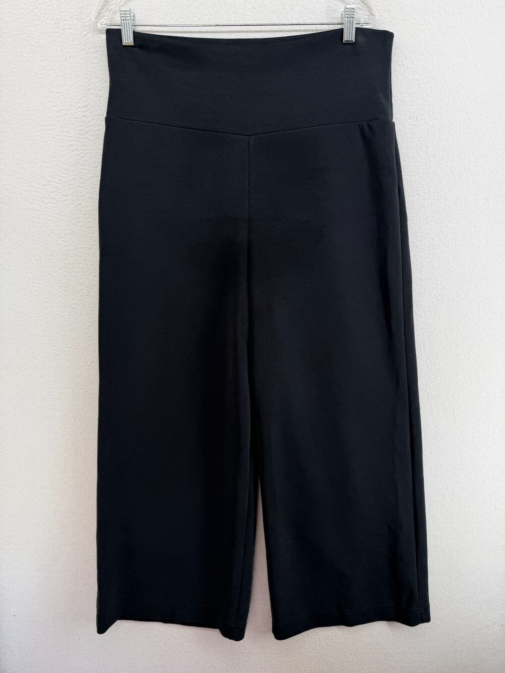 HATCH Pants L The Bodyflex Perfect Maternity Wide Leg Pull On Black